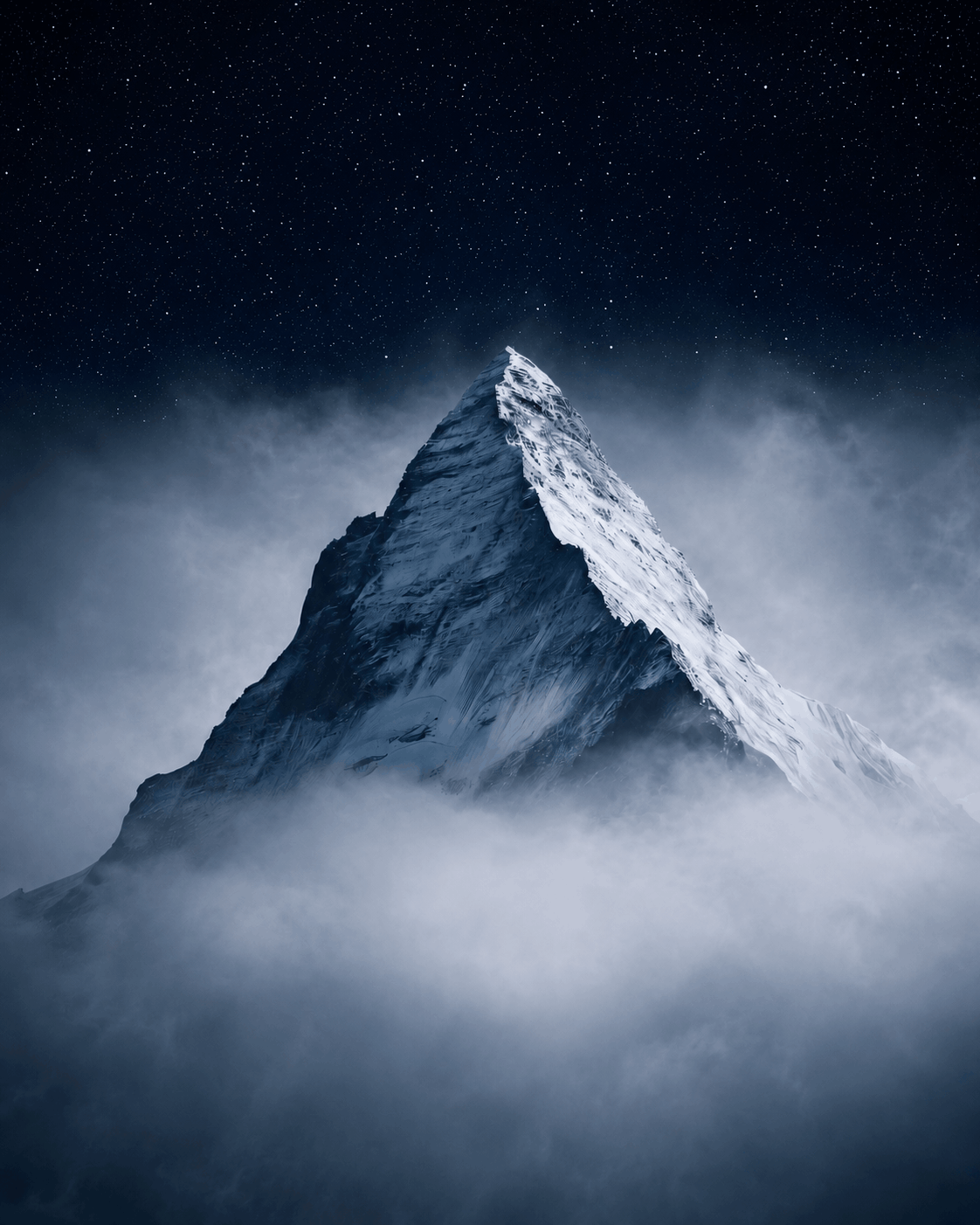 Majestic mountain peak representing the summit of digital success and high-performance websites
